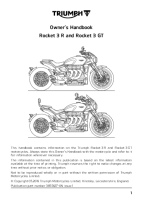 Triumph Rocket 3 R & GT - Owners Handbook EN 2019 